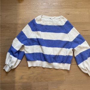 free people striped slouchy sweater